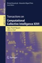 book Transactions on Computational Collective Intelligence XXVI