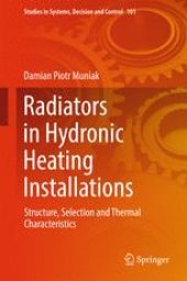 book Radiators in Hydronic Heating Installations : Structure, Selection and Thermal Characteristics