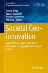 book Societal Geo-innovation: Selected papers of the 20th AGILE conference on Geographic Information Science