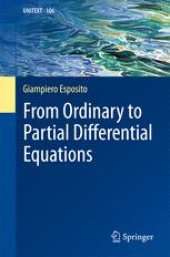 book From Ordinary to Partial Differential Equations