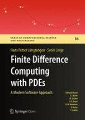 book Finite Difference Computing with PDEs: A Modern Software Approach