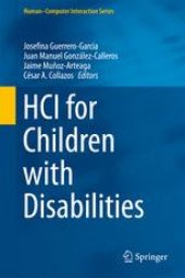 book HCI for Children with Disabilities