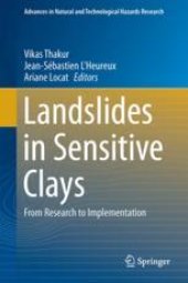 book Landslides in Sensitive Clays: From Research to Implementation