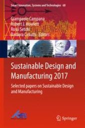 book Sustainable Design and Manufacturing 2017: Selected papers on Sustainable Design and Manufacturing