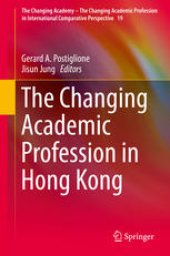 book The Changing Academic Profession in Hong Kong