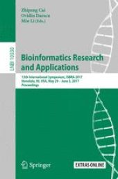 book Bioinformatics Research and Applications: 13th International Symposium, ISBRA 2017, Honolulu, HI, USA, May 29 – June 2, 2017, Proceedings