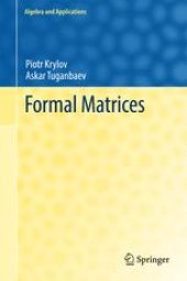 book Formal Matrices