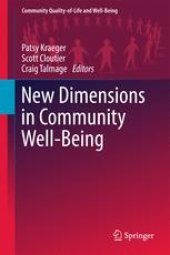 book New Dimensions in Community Well-Being