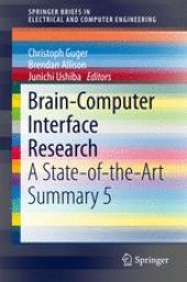 book Brain-Computer Interface Research: A State-of-the-Art Summary 5