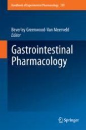 book Gastrointestinal Pharmacology 