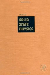 book Solid State Physics, Vol. 60: Advances in Research and Applications