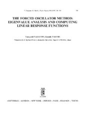 book Forced oscillator method: eigenvalue analysis and computing linear response functions