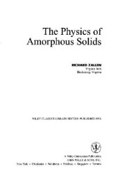 book The physics of amorphous solids