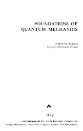 book Foundations of Quantum Mechanics 