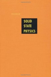 book Solid State Physics: Advances in Research and Applications