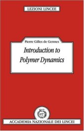 book Introduction to polymer dynamics