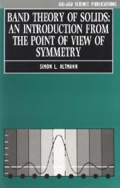 book Band theory of solids: symmetry