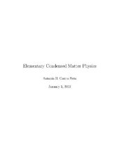 book Elementary condensed matter physics