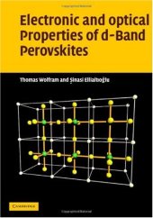 book Electronic and optical properties of D-band perovskites