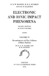 book Electronic and Ionic Impact Phenomena IV