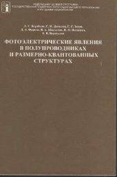 book Фотоэлектрические явления в полупроводниках и размерно-квантовых структурах