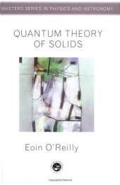 book Quantum theory of solids