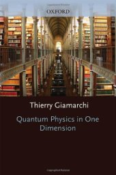 book Quantum Physics in One Dimension