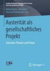 book Austerität als gesellschaftliches Projekt: Zwischen Theorie und Praxis