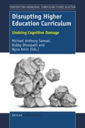 book Disrupting Higher Education Curriculum: Undoing Cognitive Damage