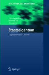 book Staatseigentum: Legitimation und Grenzen