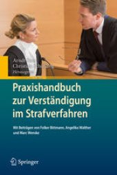 book Praxishandbuch zur Verständigung im Strafverfahren