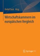 book Wirtschaftskammern im europäischen Vergleich