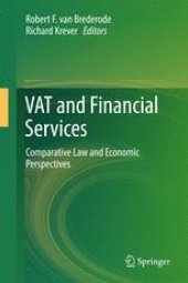 book VAT and Financial Services: Comparative Law and Economic Perspectives