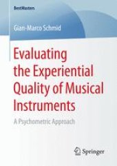 book Evaluating the Experiential Quality of Musical Instruments: A Psychometric Approach