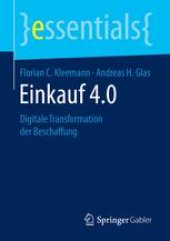 book Einkauf 4.0: Digitale Transformation der Beschaffung