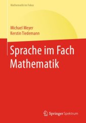 book Sprache im Fach Mathematik