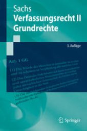 book Verfassungsrecht II - Grundrechte