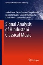 book Signal Analysis of Hindustani Classical Music