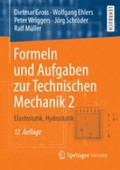 book Formeln und Aufgaben zur Technischen Mechanik 2: Elastostatik, Hydrostatik