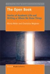 book The Open Book: Stories of Academic Life and Writing or Where We Know Things