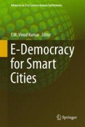 book E-Democracy for Smart Cities