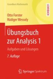 book Übungsbuch zur Analysis 1: Aufgaben und Lösungen