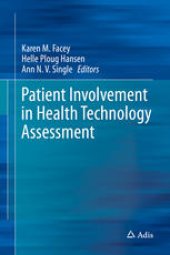 book Patient Involvement in Health Technology Assessment