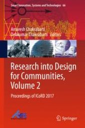 book Research into Design for Communities, Volume 2: Proceedings of ICoRD 2017