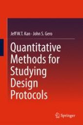 book Quantitative Methods for Studying Design Protocols