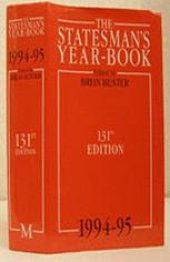 book The Statesman’s Year-Book: Statistical and Historical Annual of the States of the World for the Year 1994–1995