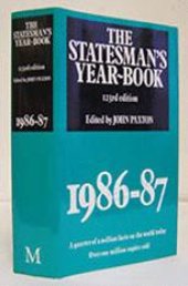 book The Statesman’s Year-Book: Statistical and Historical Annual of the States of the World for the Year 1986–1987