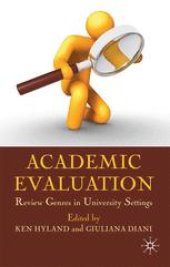 book Academic Evaluation: Review Genres in University Settings