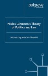 book Niklas Luhmann’s Theory of Politics and Law