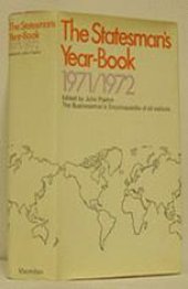 book The Statesman’s Year-Book: Statistical and Historical Annual of the States of the World for the Year 1971–1972